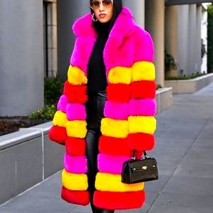 Faux fur coat